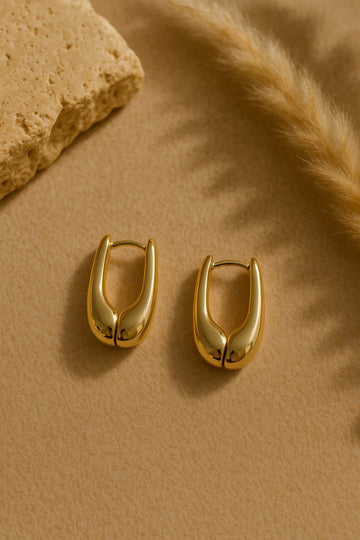 ANTI TARNISH ELEGANT MINIMAL HOOP EARRING