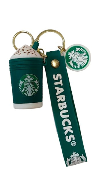 3D Cartoon Character rubber keychain with Strap Charm & Metal Hook.