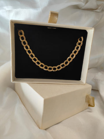 Anti-tarnish Double Link Muse Necklace