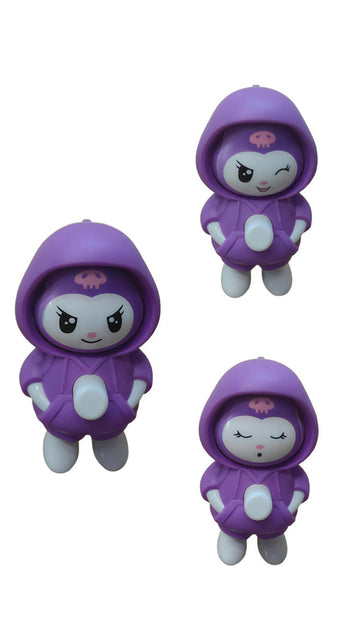 3D Cartoon Character Key Holder with face changing and Metal Hook.