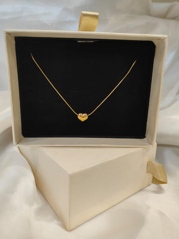 Mini heart pendant chain