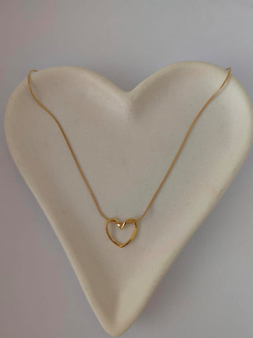 Heart pendant chain