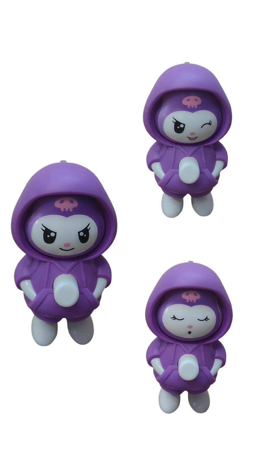 3D Cartoon Character Key Holder with face changing and Metal Hook.
