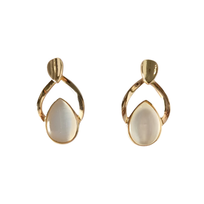 SHINNY MONALISA PEARL DROP EARRING