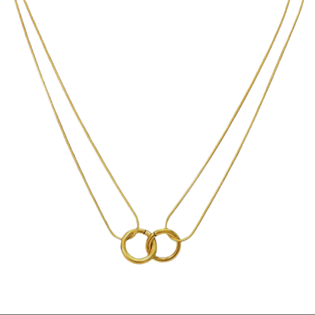 ANTI TARNISH RING PENDANT CHAIN