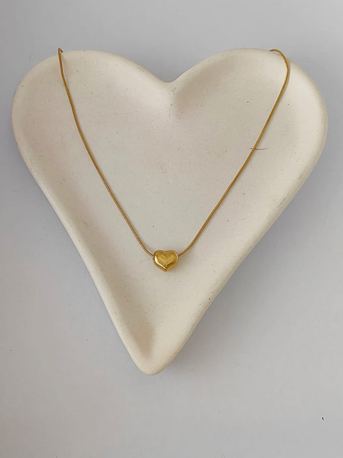 Mini heart pendant chain